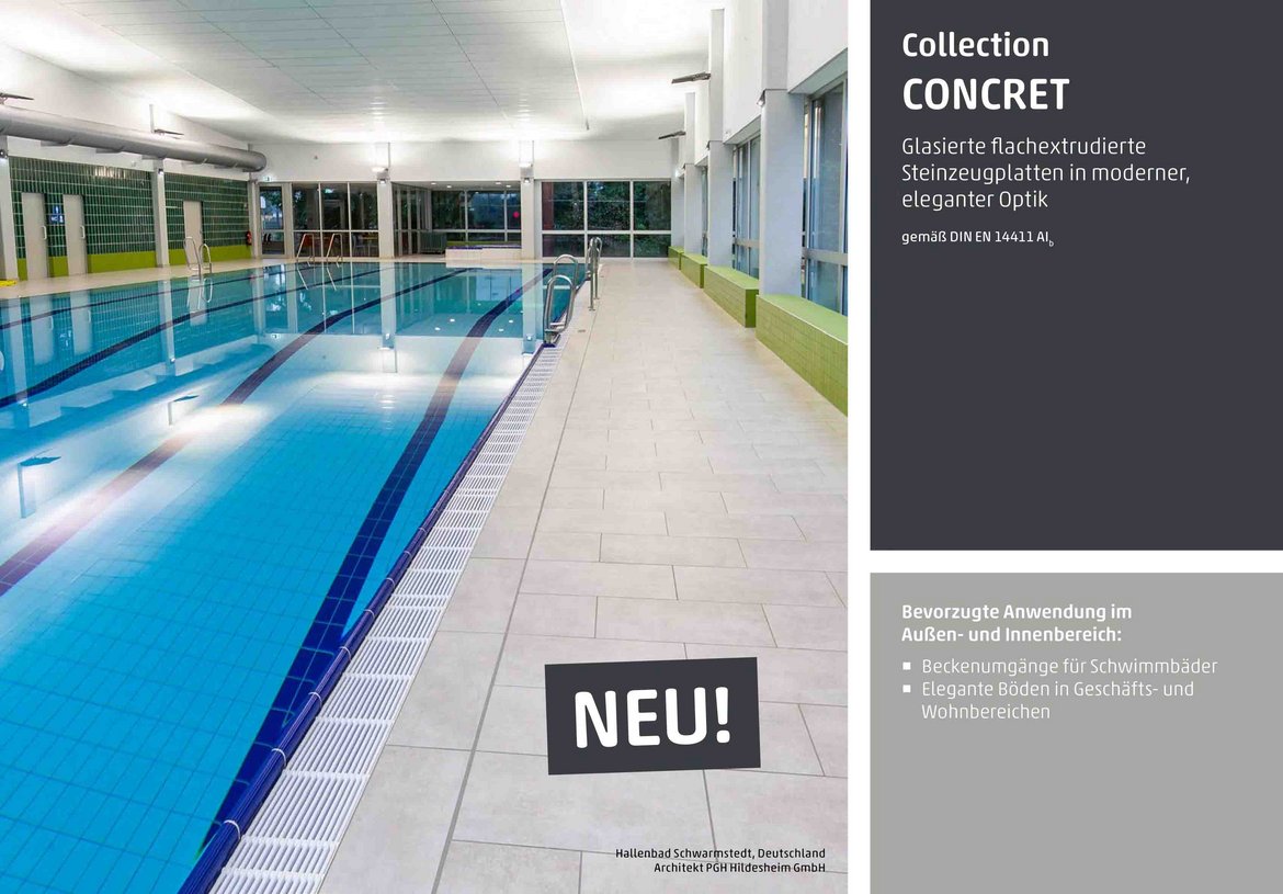 Gail Ceramics - Standard Programm Concret