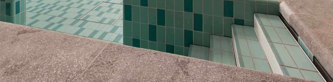 Gail swimming pool-ceramic anti-slip tiles for therapy pools